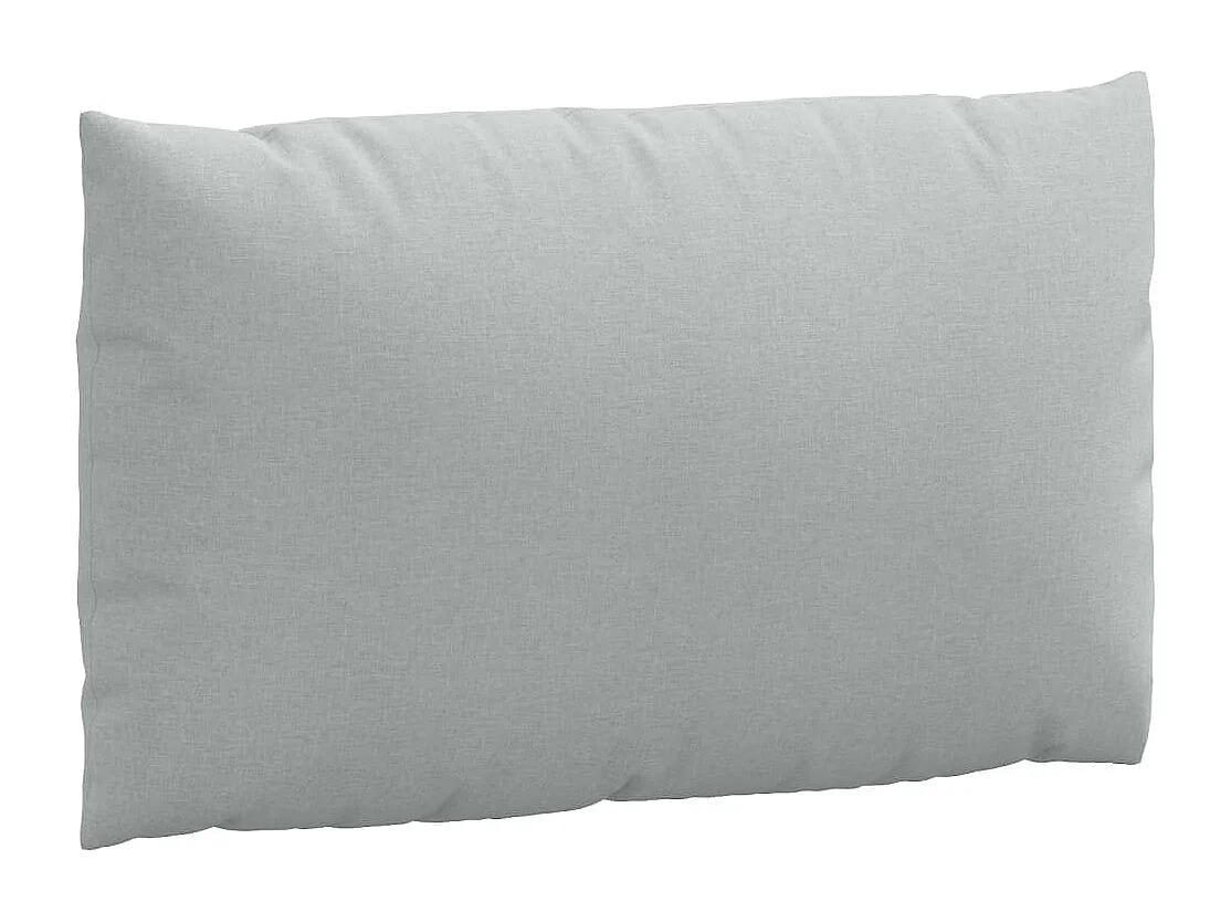 Coussins de palette lot de 2 gris clair mélangé tissu