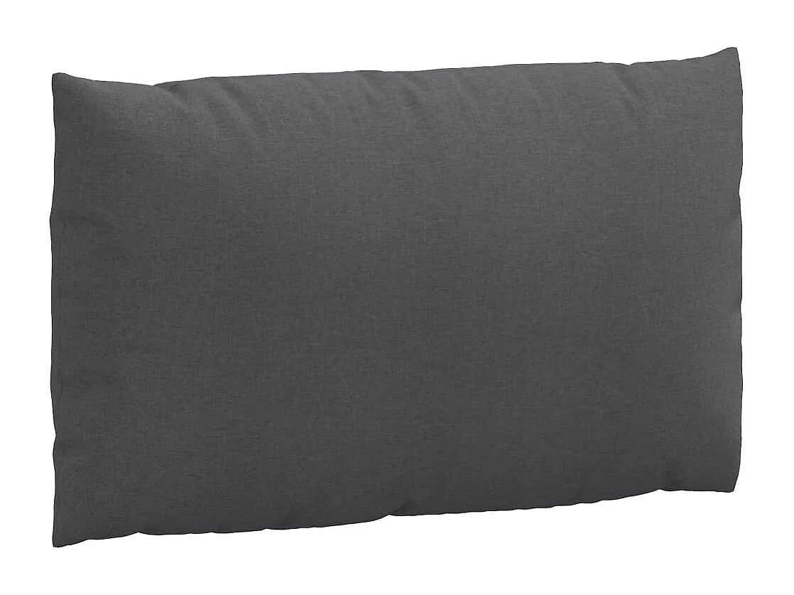 Coussins de palette lot de 3 anthracite mélangé tissu