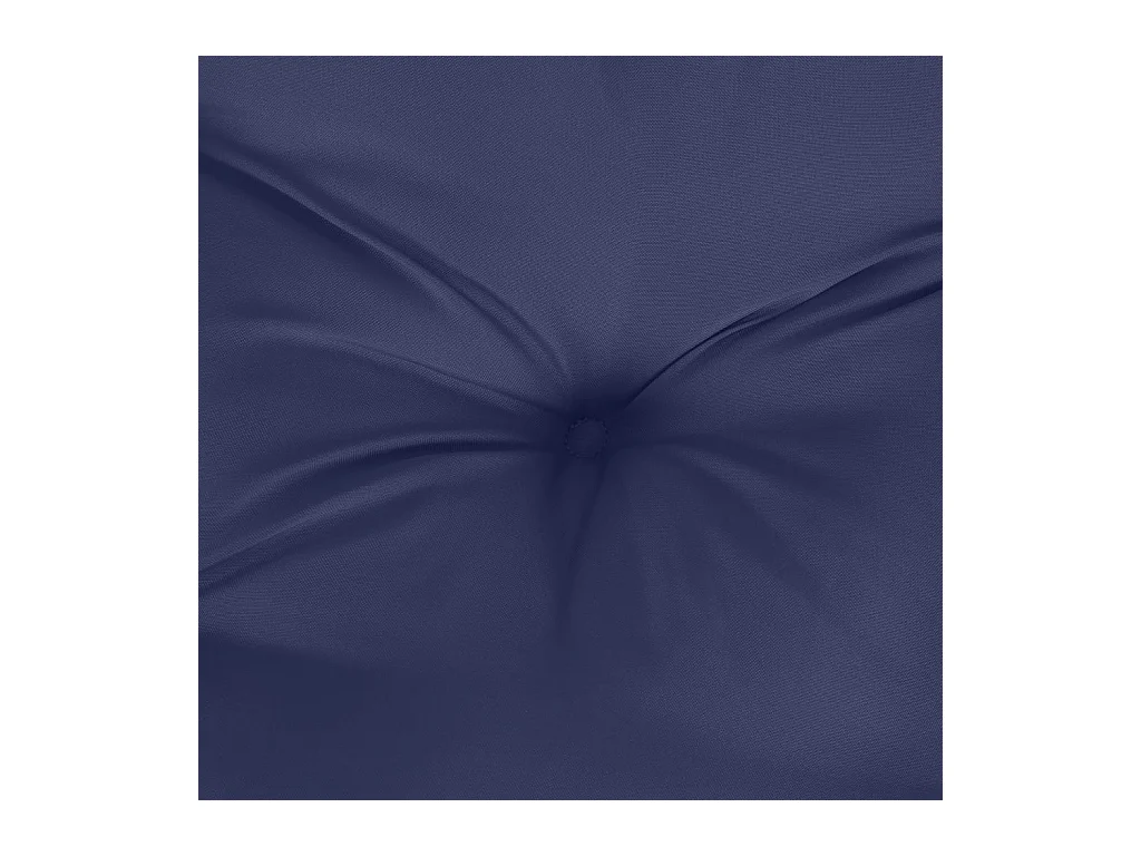 Coussin de palette bleu marine 60x61,5x10 cm tissu