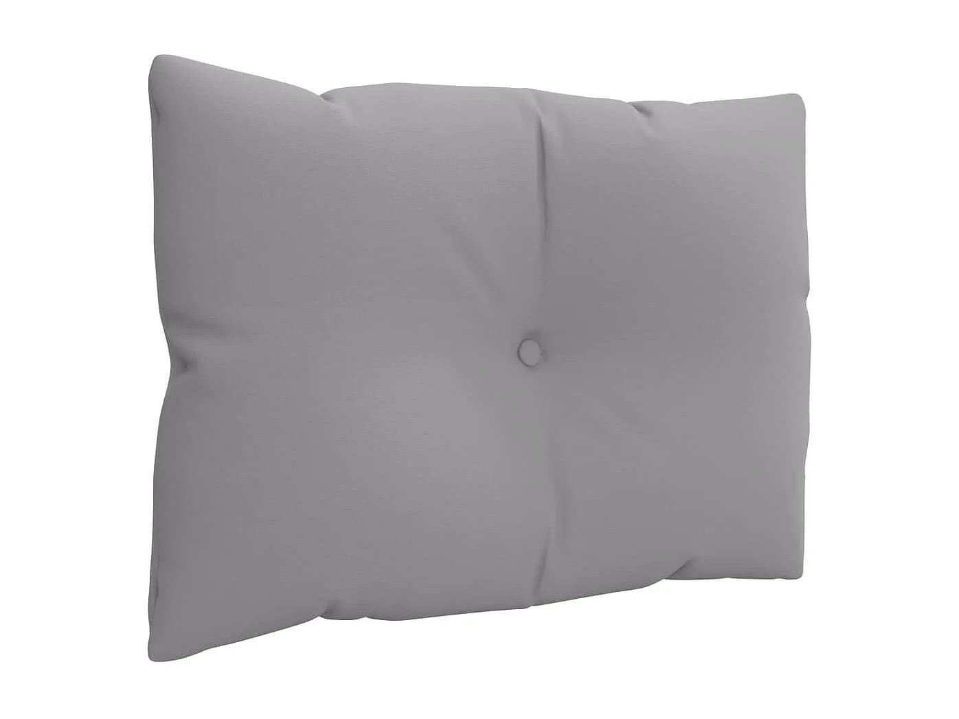 Coussins de palette 3 pièces gris tissu