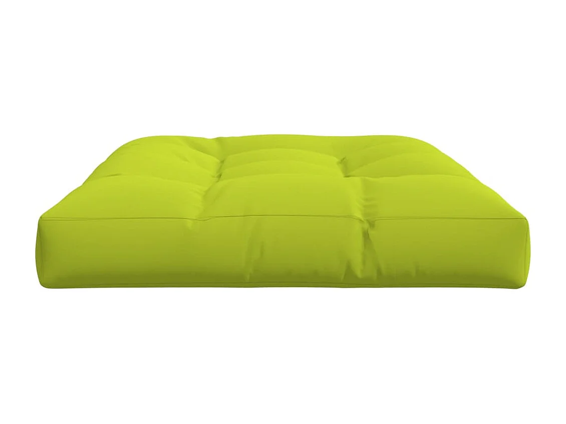 Almofadão para móveis paletes 120x80x12cm tecido verde brilhante