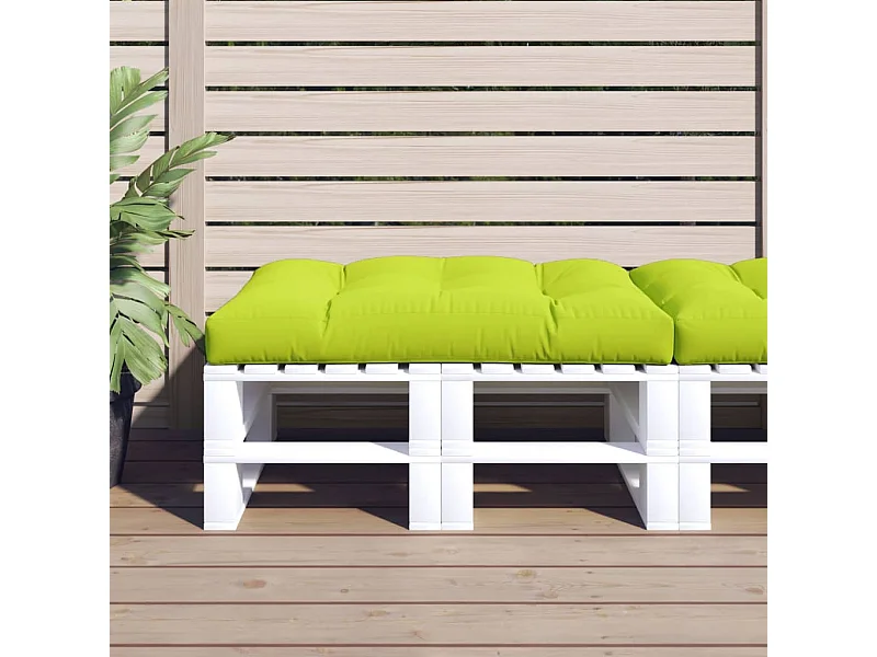 Almofadão para móveis paletes 120x80x12cm tecido verde brilhante