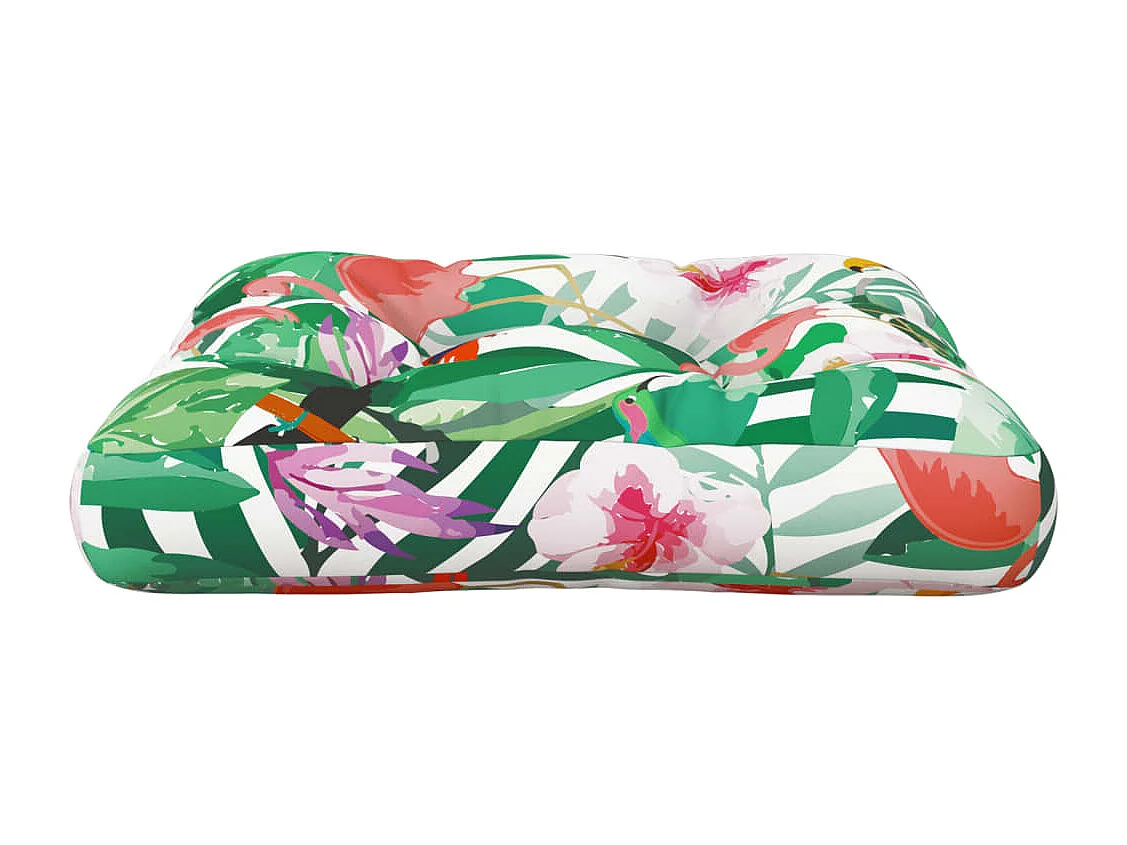 Coussin de palette multicolore 58x58x10 cm tissu Oxford