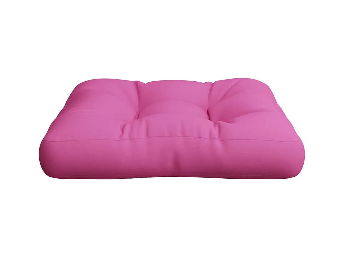 Cojín para palés tela Oxford rosa 58x58x10 cm