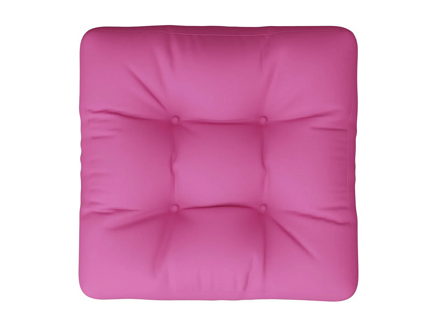 Coussin de palette rose 58x58x10 cm tissu oxford