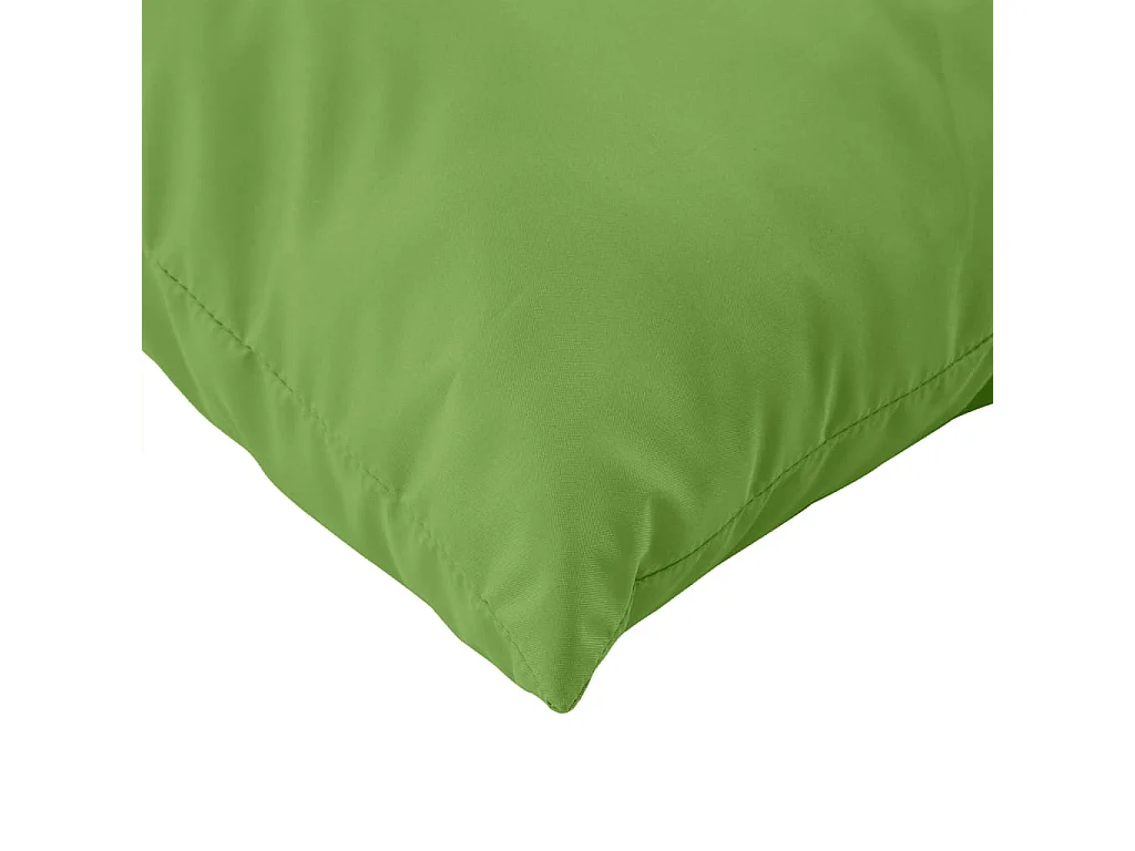 Coussins de palette lot de 3 vert mélangé tissu