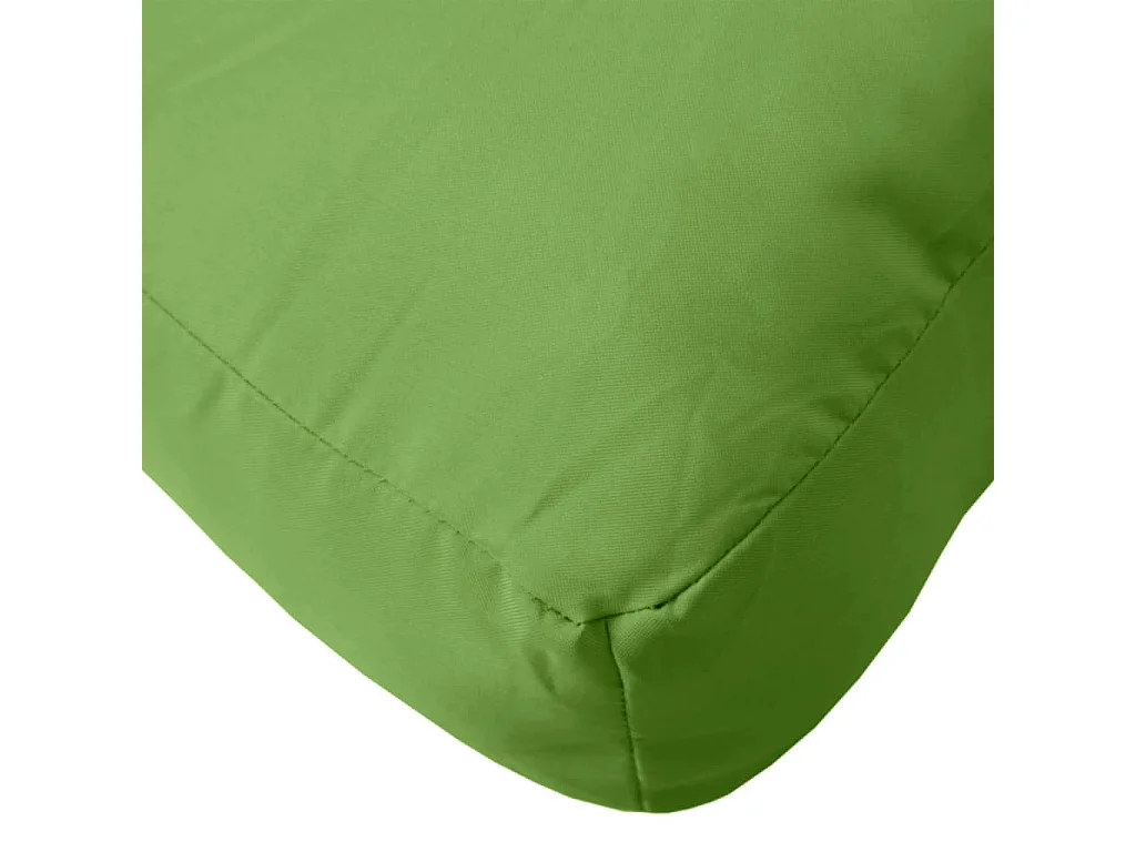 Coussins de palette lot de 3 vert mélangé tissu