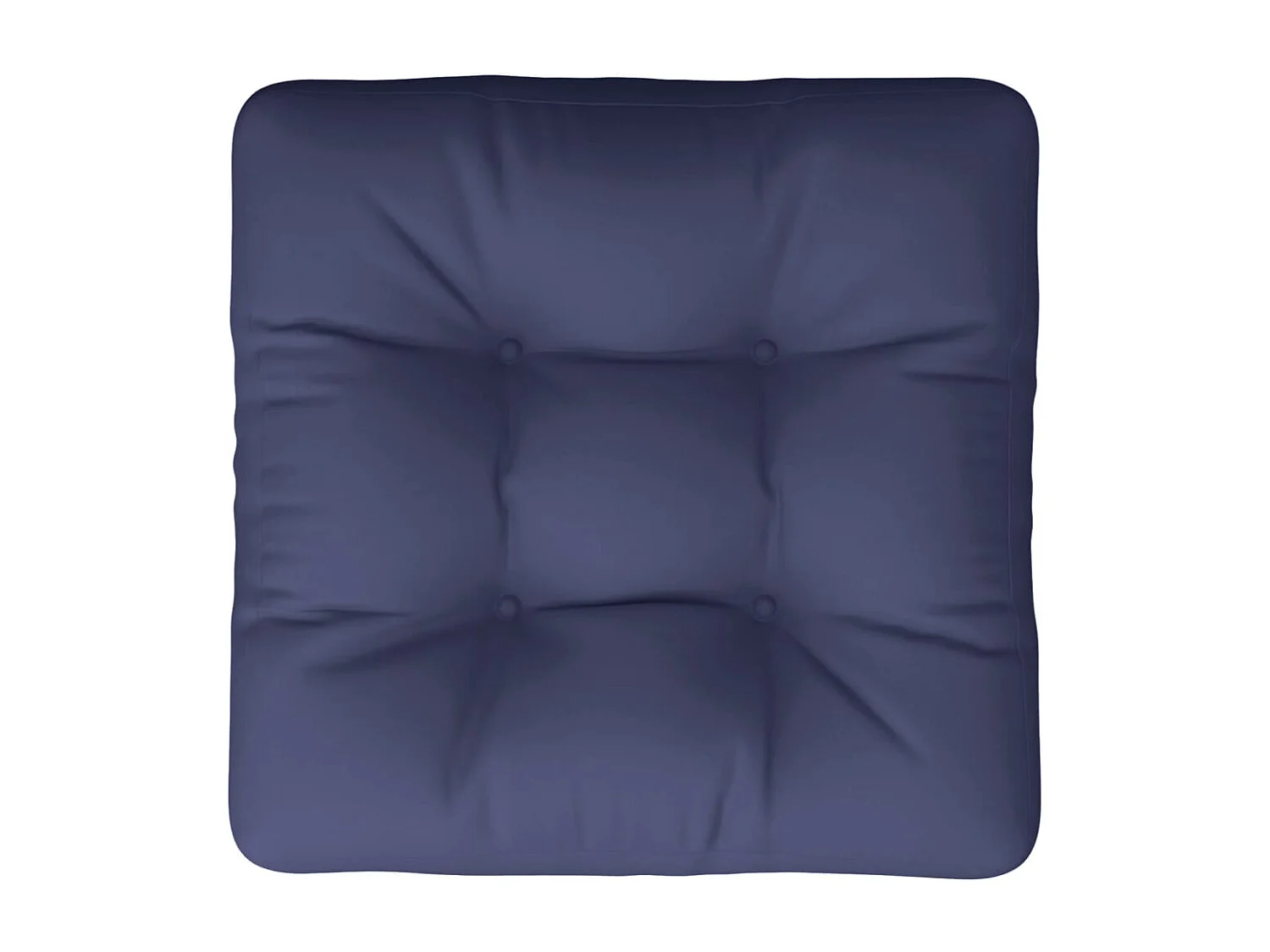 Coussin de palette bleu marine 58x58x10 cm tissu oxford