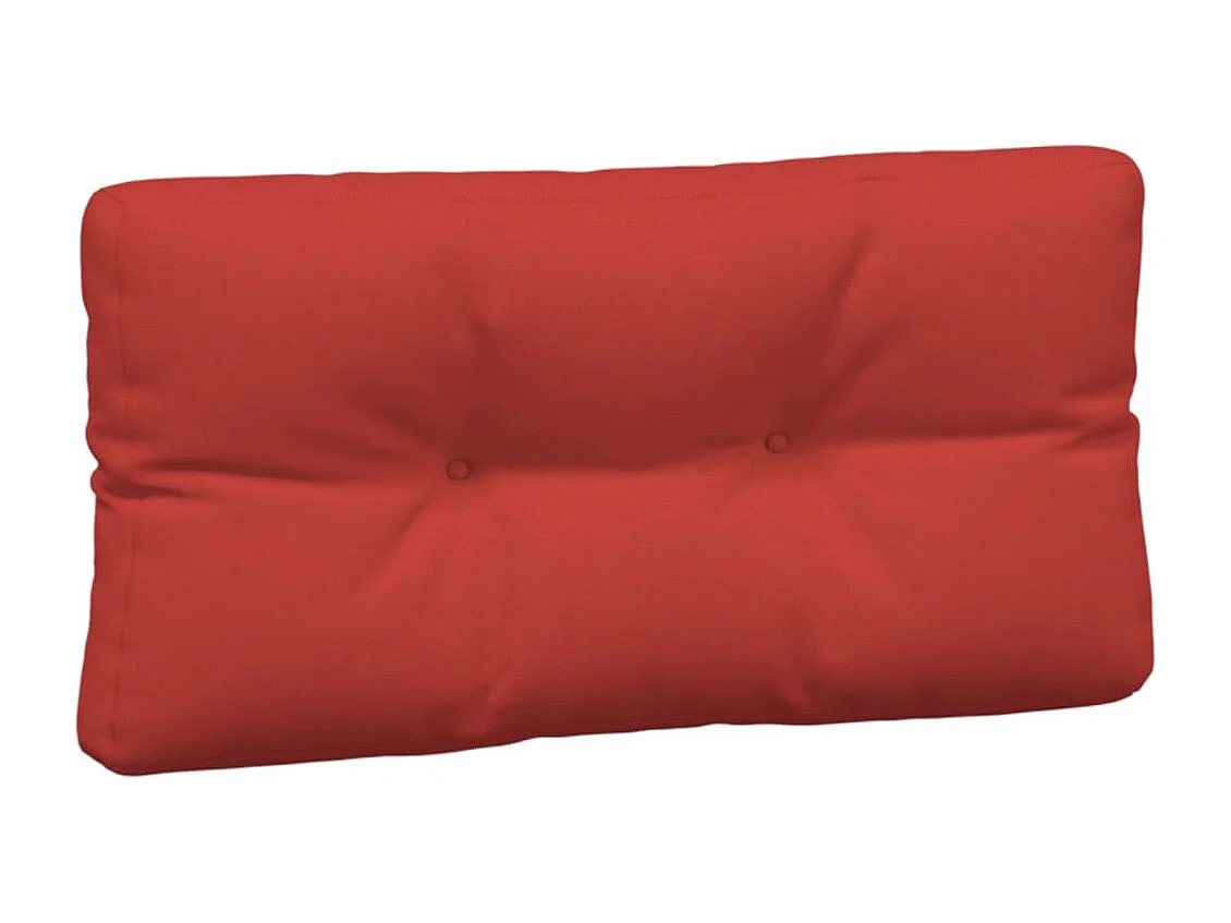 Coussins de palette 5 pièces rouge tissu