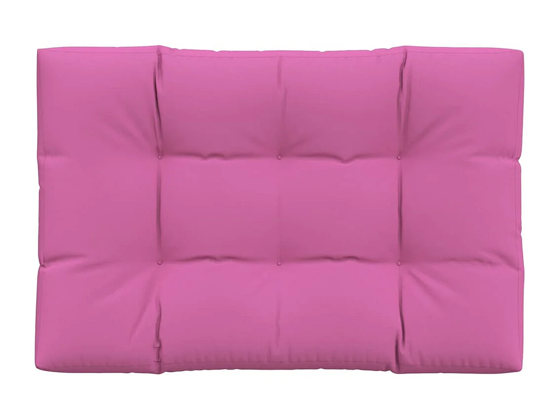 Coussin de palette Rose 120x80x12 cm tissu