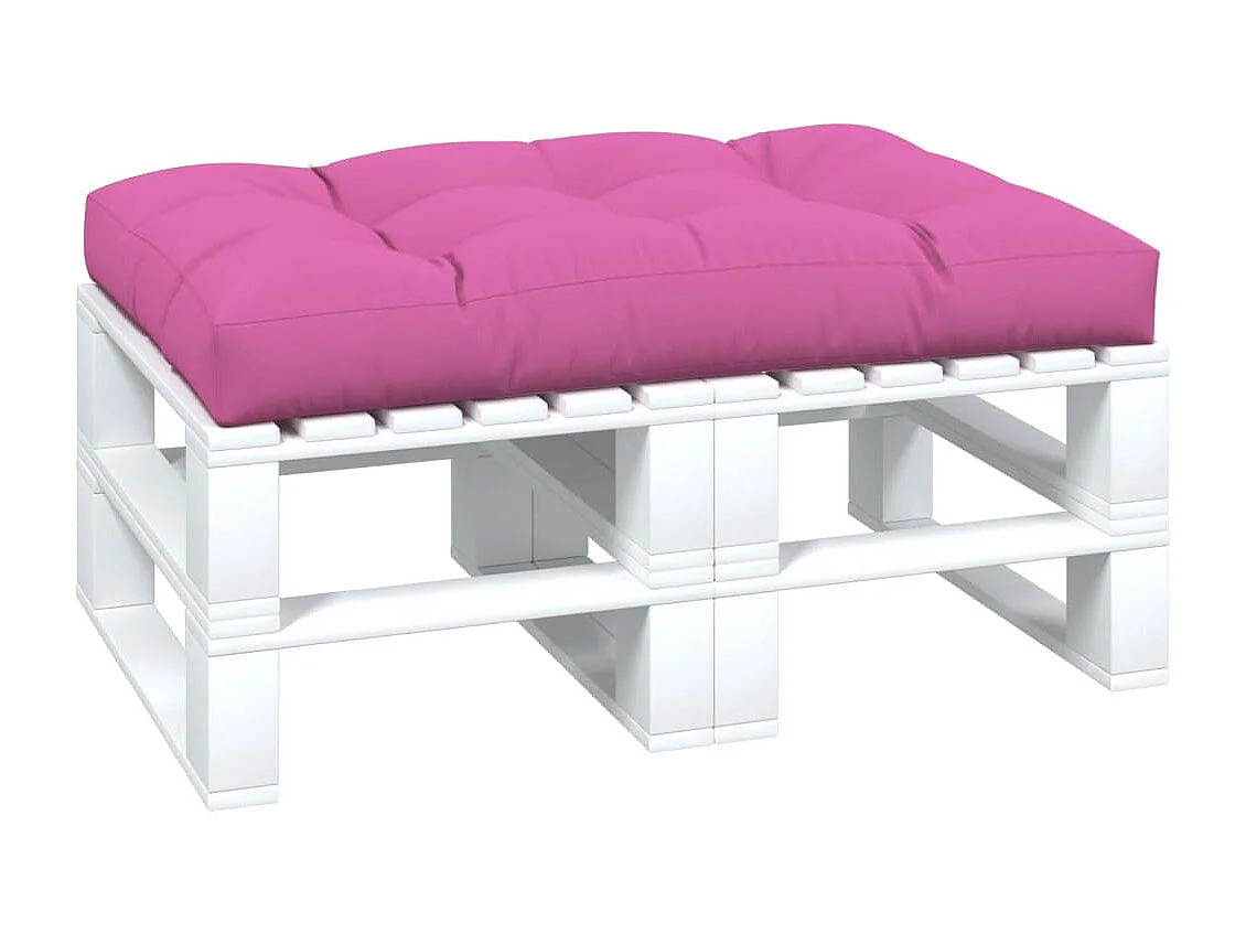 Coussin de palette Rose 120x80x12 cm tissu
