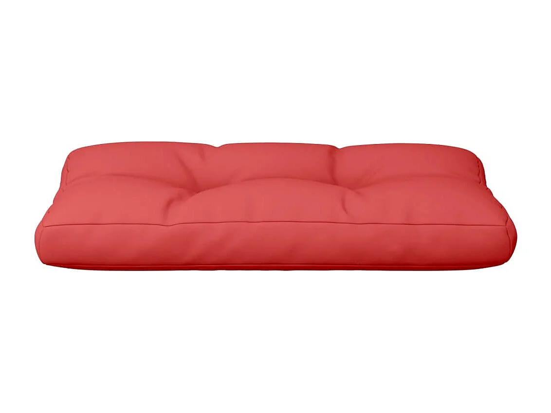 Almofadão para sofá de paletes 70x40x12 cm tecido vermelho