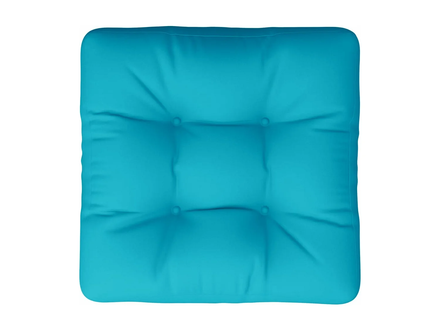 Almofadão para paletes 60x60x12 cm tecido turquesa