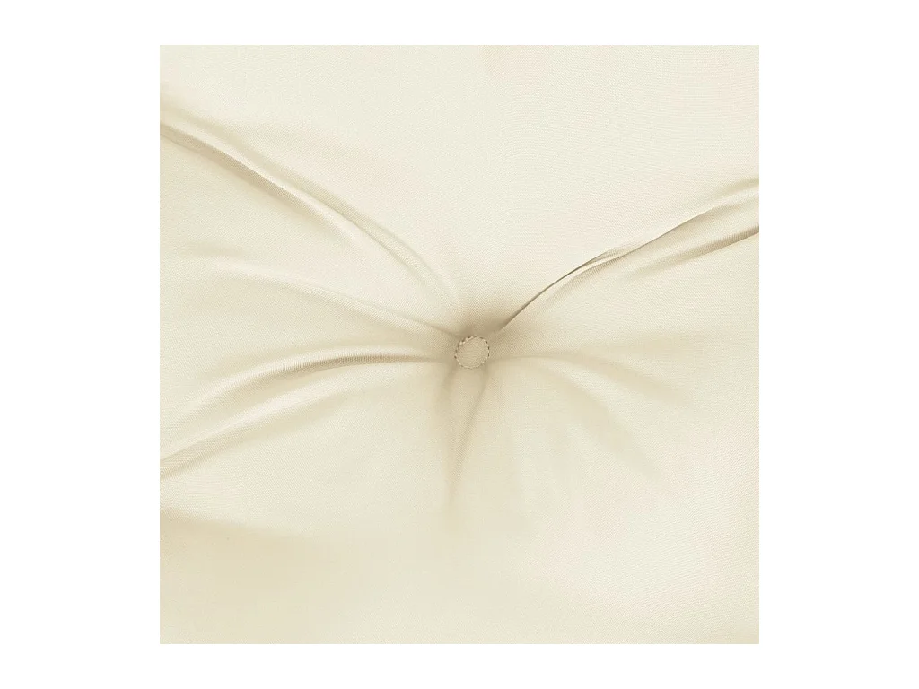 Almofadão para sofá de paletes 80x40x12 cm tecido creme