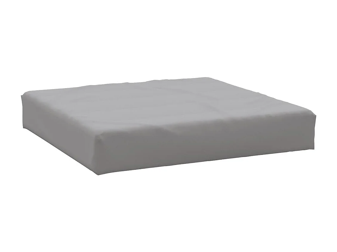 Coussins de palette 3 pièces gris tissu oxford