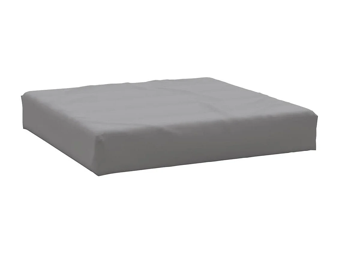 Coussin de palette gris tissu oxford