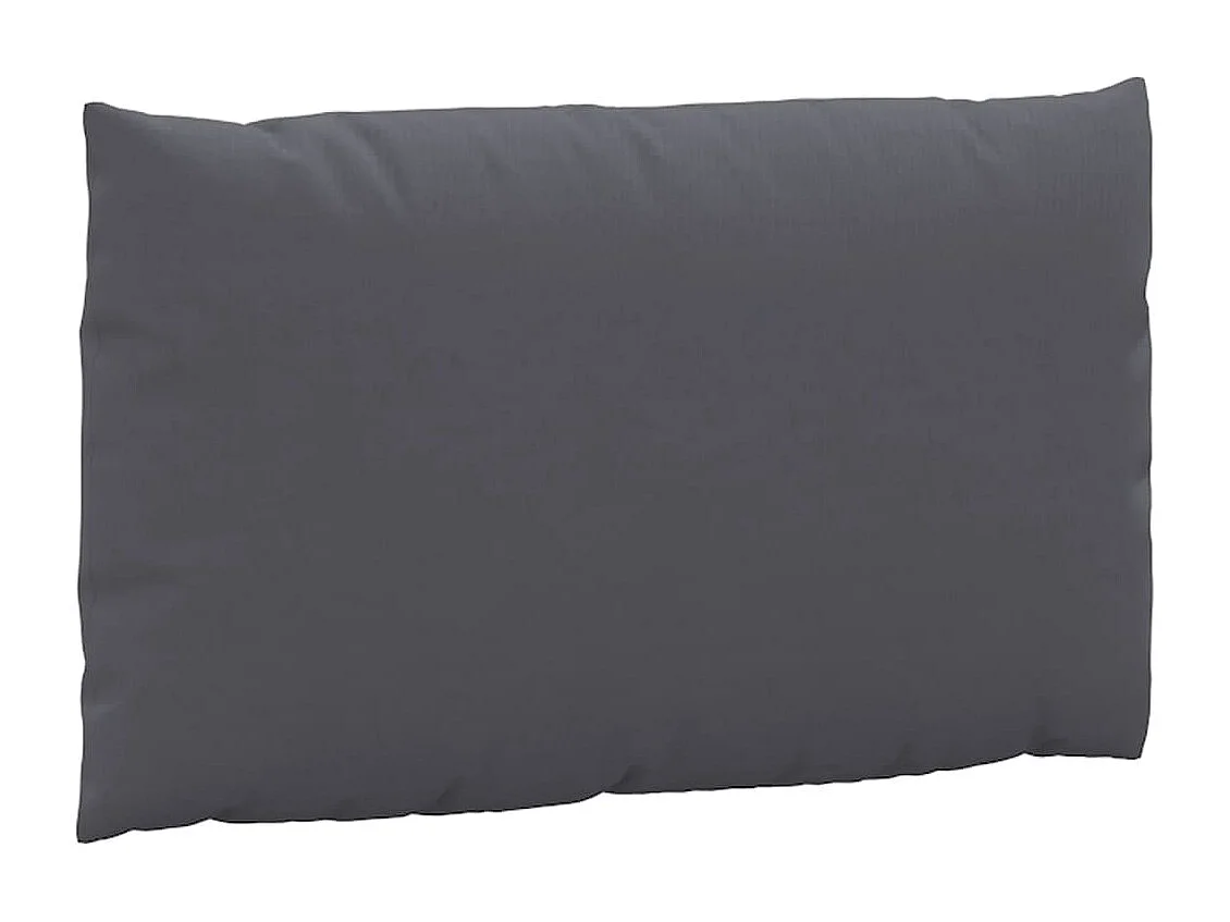 Coussins de palette 3 pièces anthracite tissu oxford