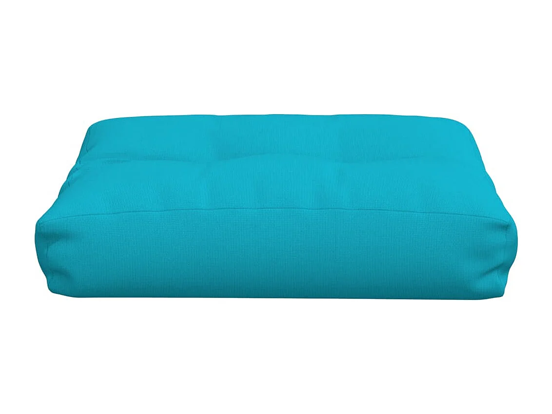Palletkussen 50x40x12 cm stof turquoise