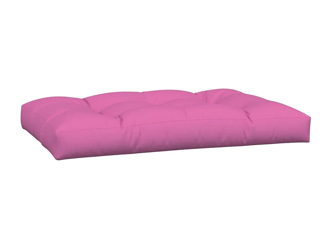 Coussins de palette 7 pièces rose tissu