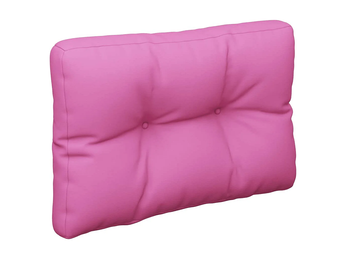Coussin de palette rose 60x40x12 cm tissu