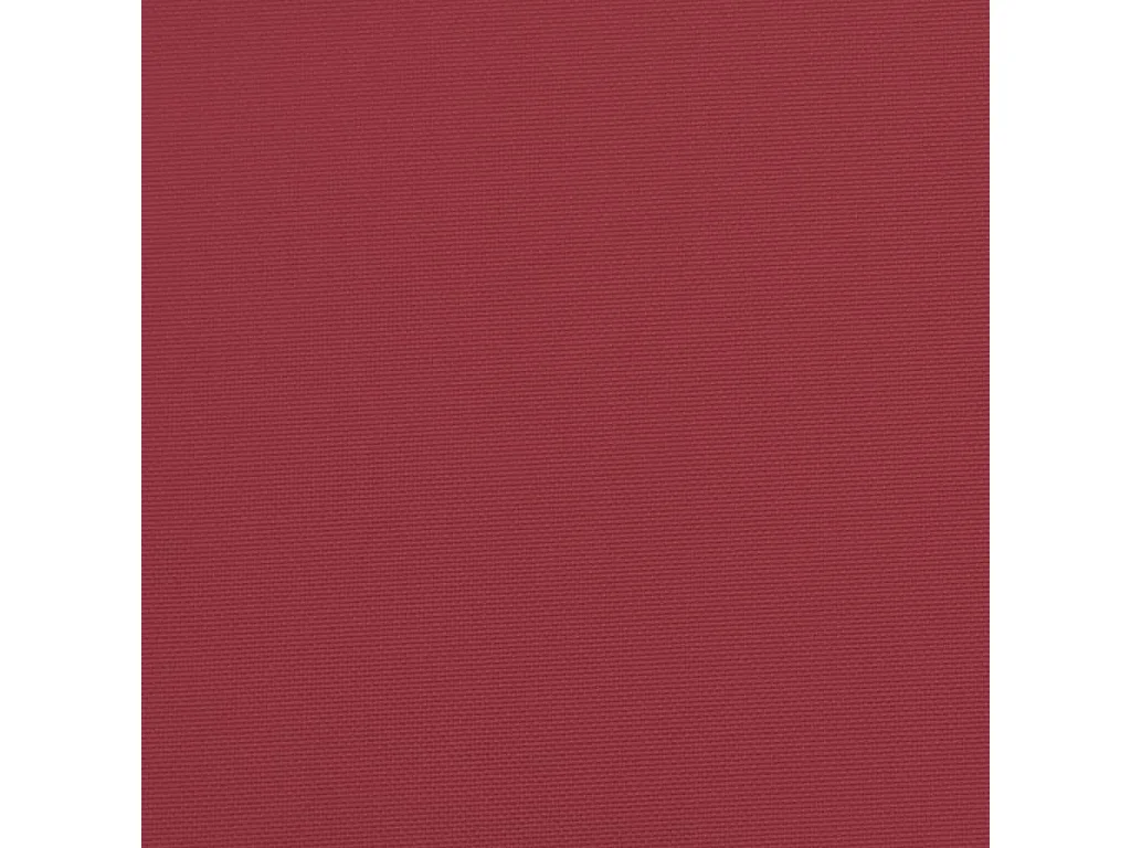 Coussin de palette rouge bordeaux tissu