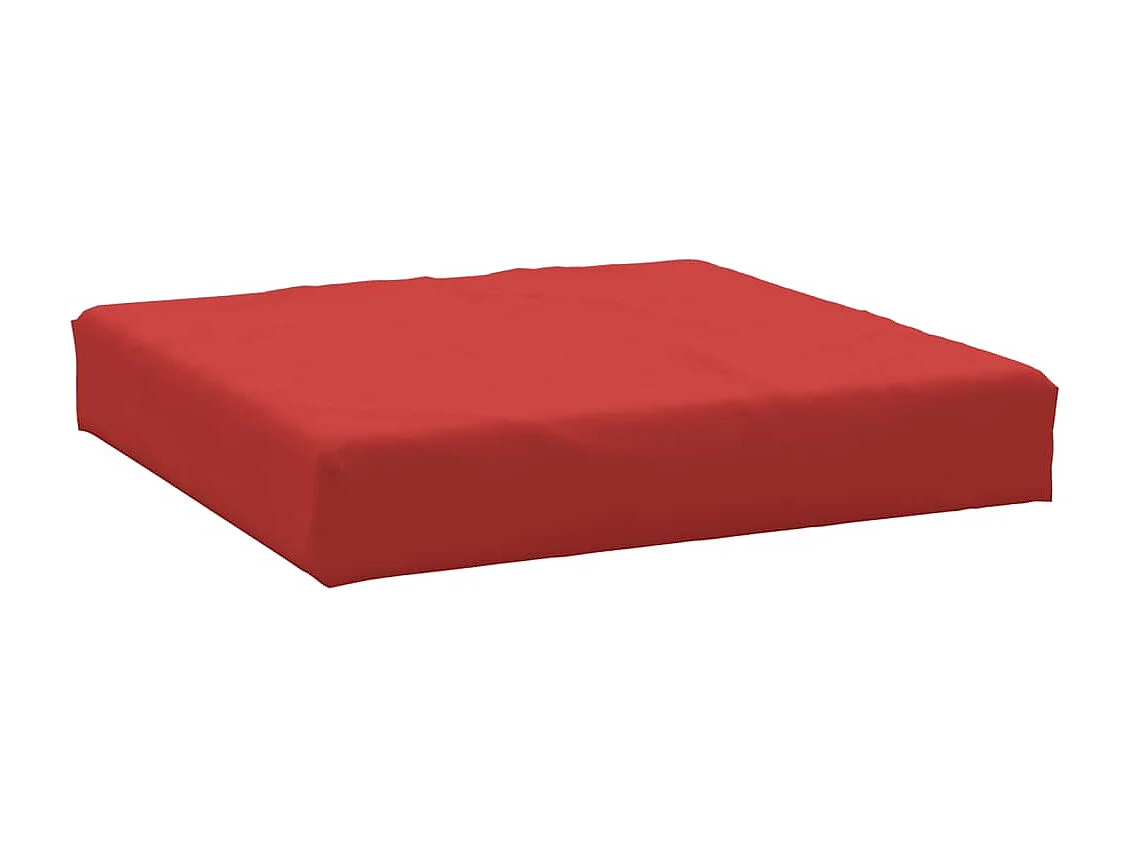 Coussin de palette rouge tissu oxford