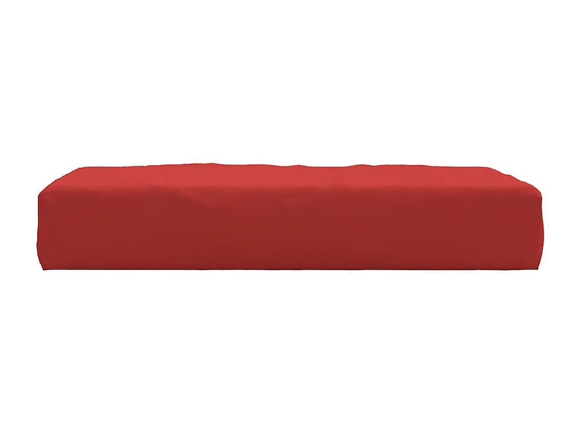 Coussin de palette rouge tissu oxford