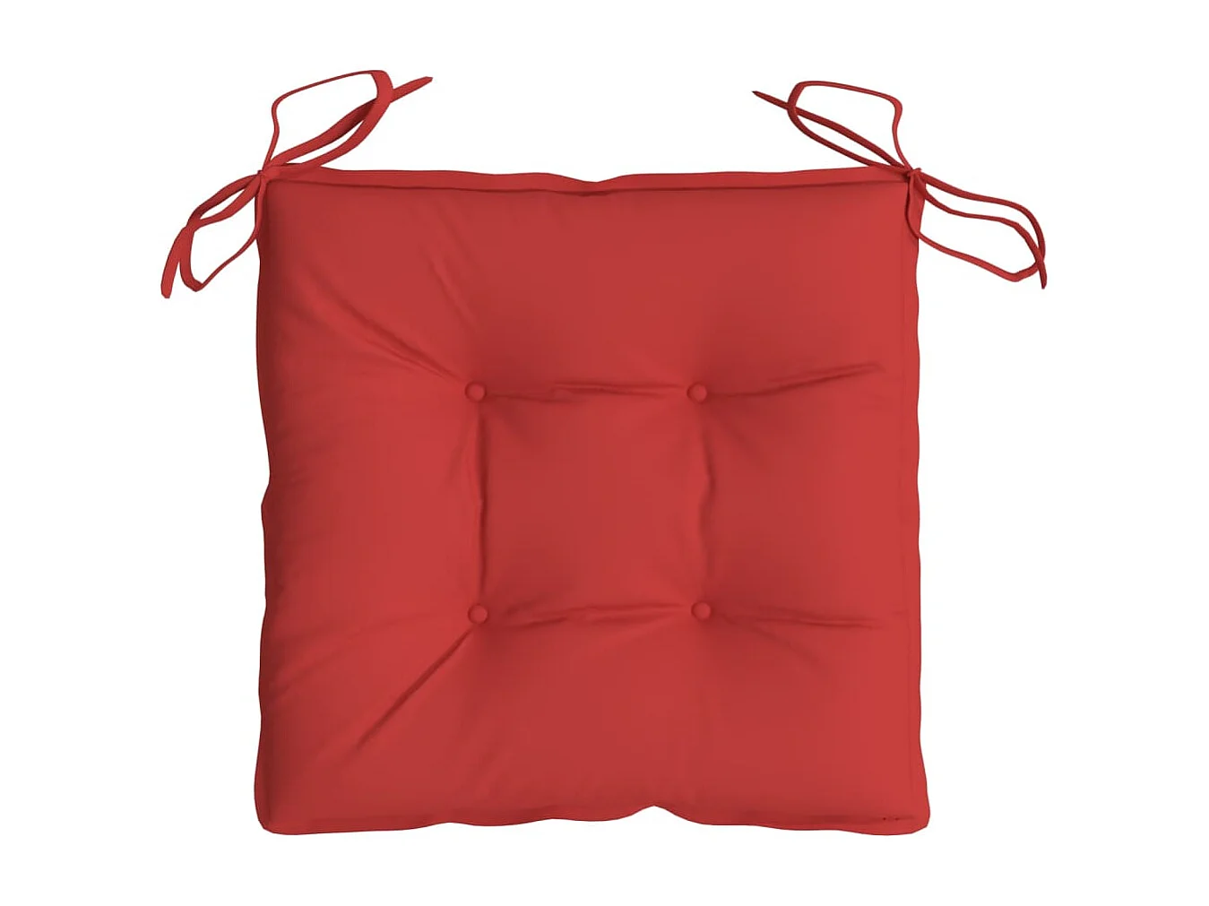 Coussins de palette lot de 6 rouge 50x50x7 cm tissu oxford
