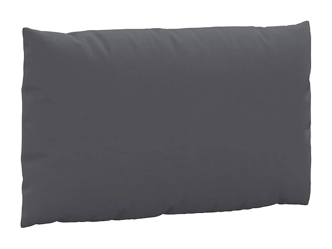 Coussins de palette 2 pièces anthracite tissu oxford