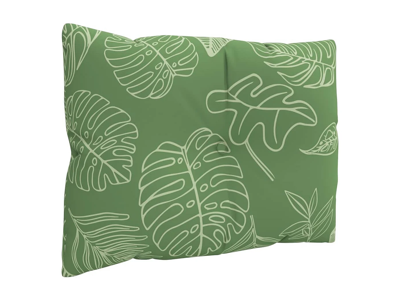 Coussins de palette 3 pièces motif de feuilles tissu Oxford