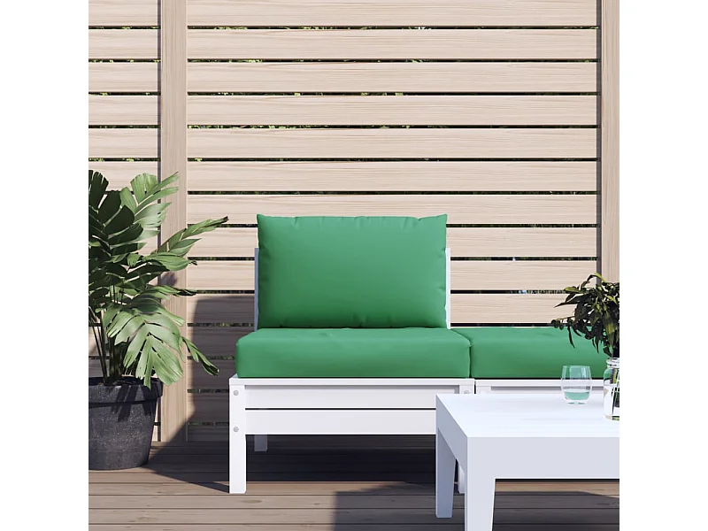 Almofadões para móveis de paletes 2 peças tecido oxford verde