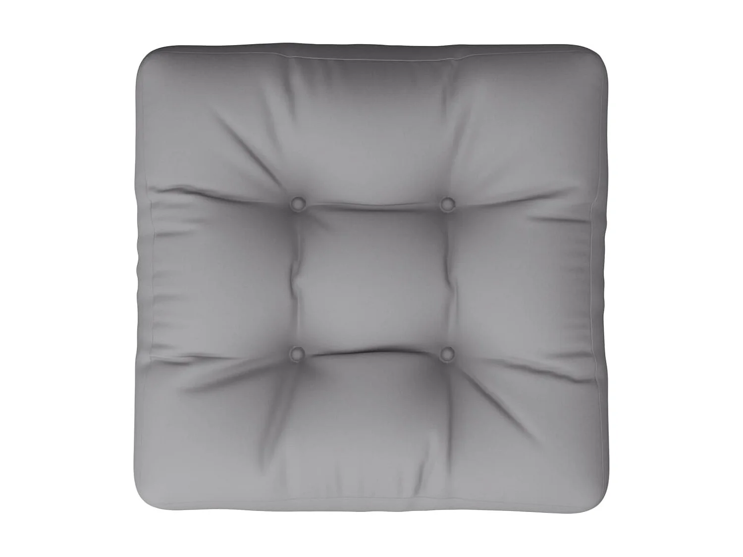 Coussin de palette gris tissu