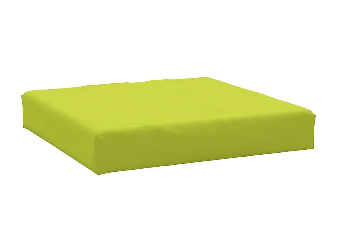 Coussin de palette vert vif tissu oxford