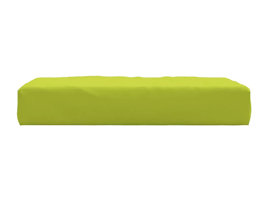 Coussin de palette vert vif tissu oxford