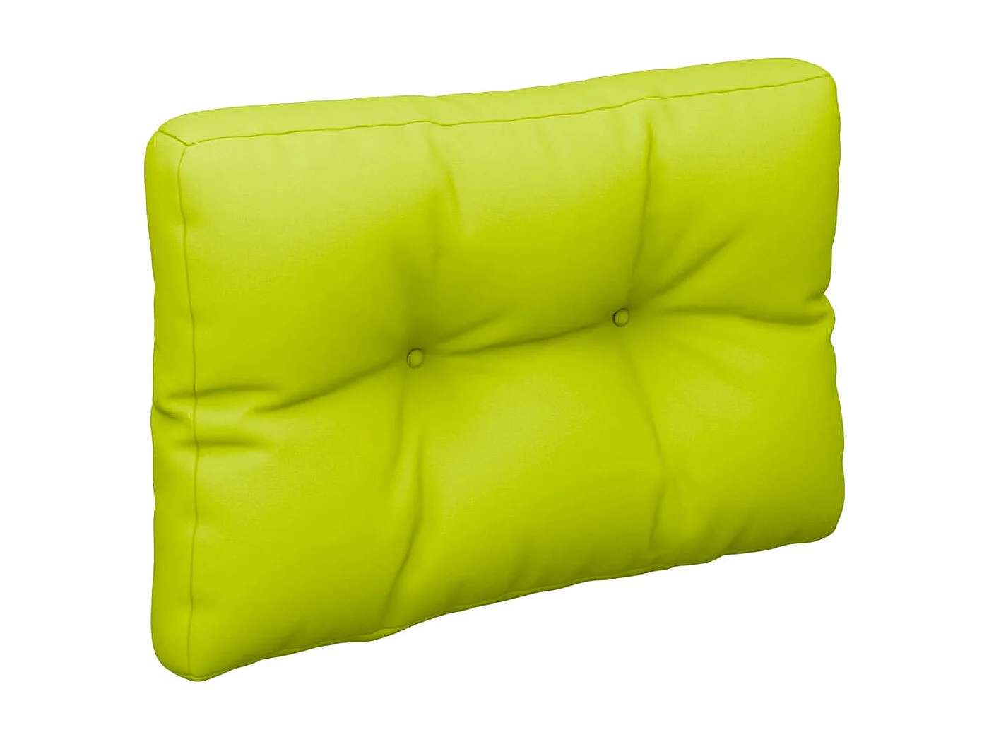 Coussin de palette vert vif 50x40x12 cm tissu