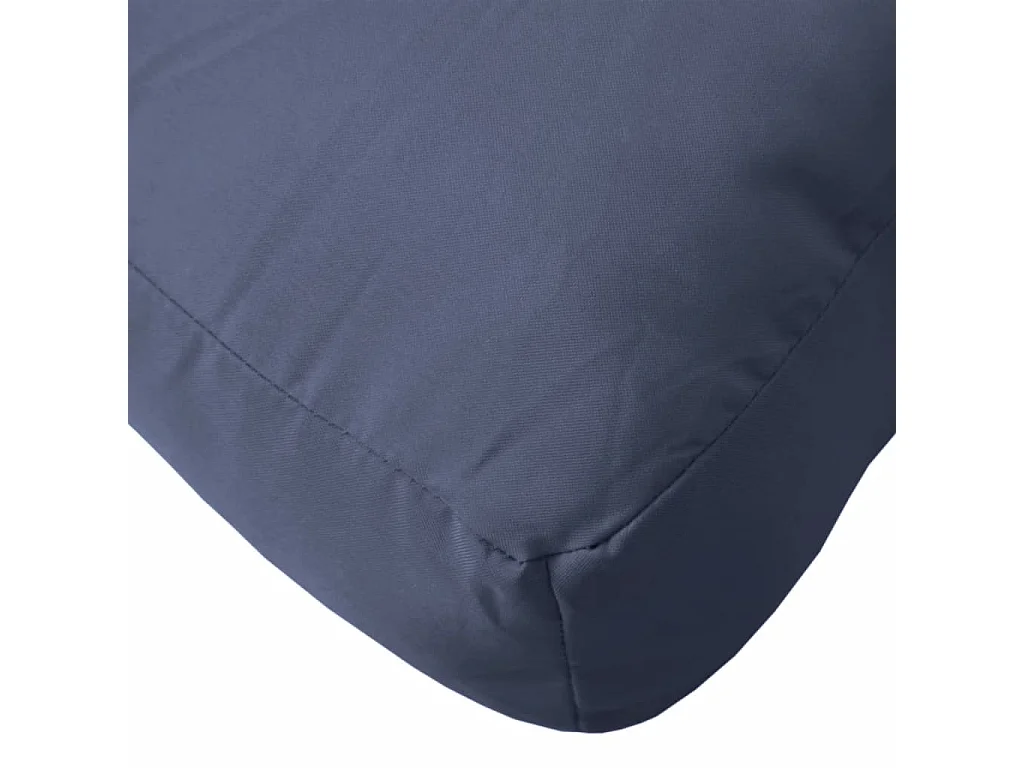 Coussin de palette bleu marine 60x60x10 cm tissu oxford