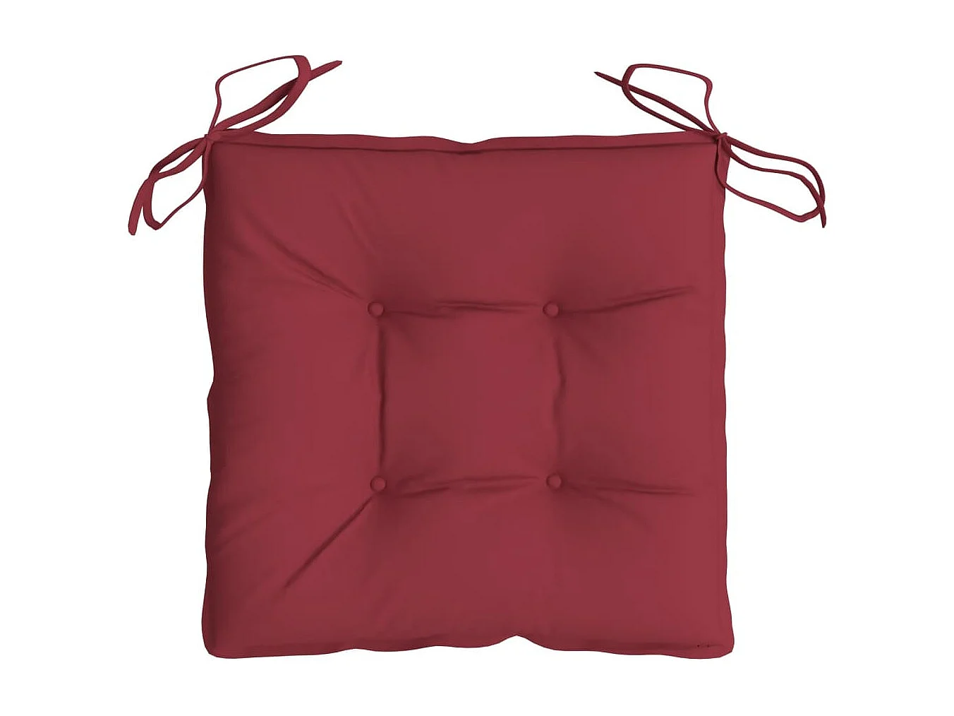 Coussins de palette lot de 4 rouge bordeaux 50x50x7 cm