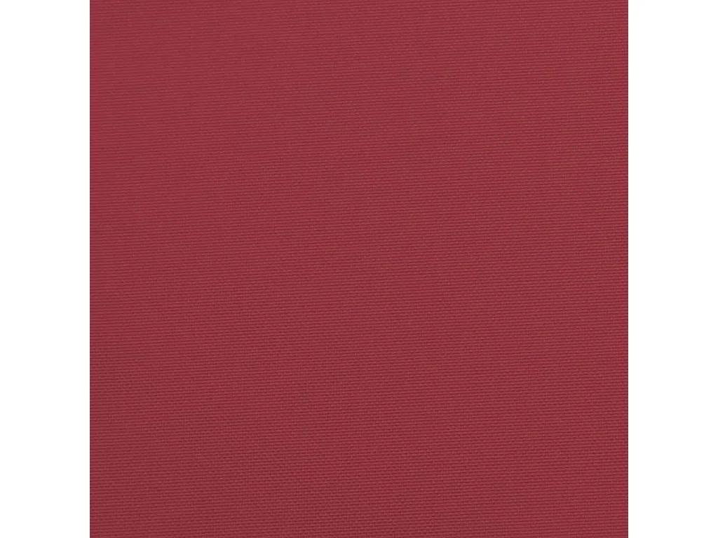 Cojines de palets de jardín 2 unidades Oxford rojo tinto 50x50x7 cm