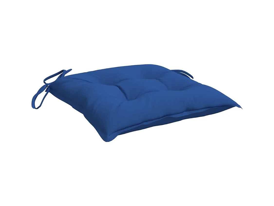 Coussins de palette lot de 6 bleu 50x50x7 cm tissu oxford