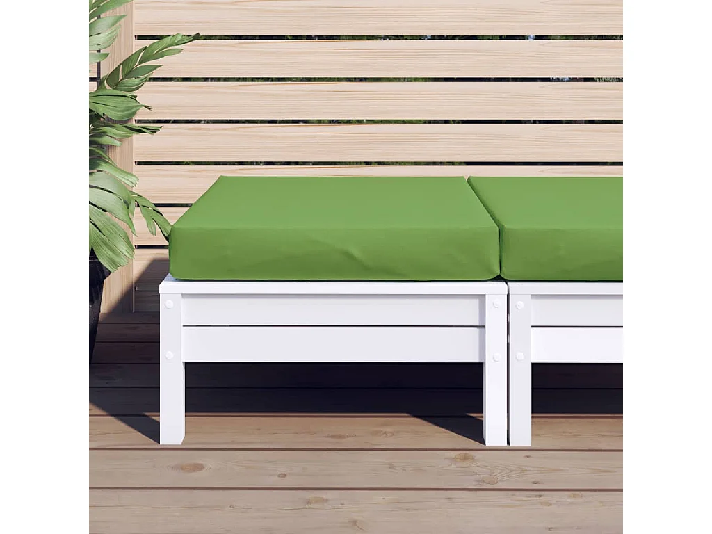 Coussin de palette vert mélangé 60x60x10 cm tissu