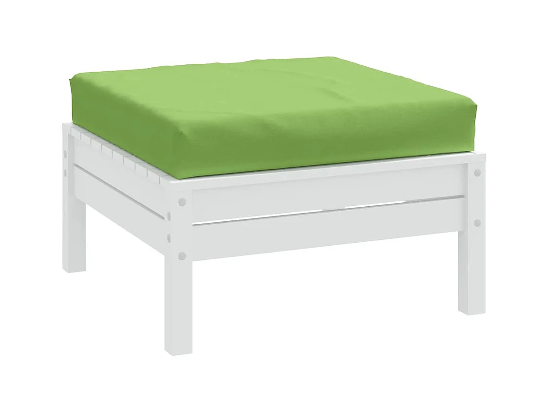 Palletkussen 60x60x9,5 cm stof gemêleerd groen