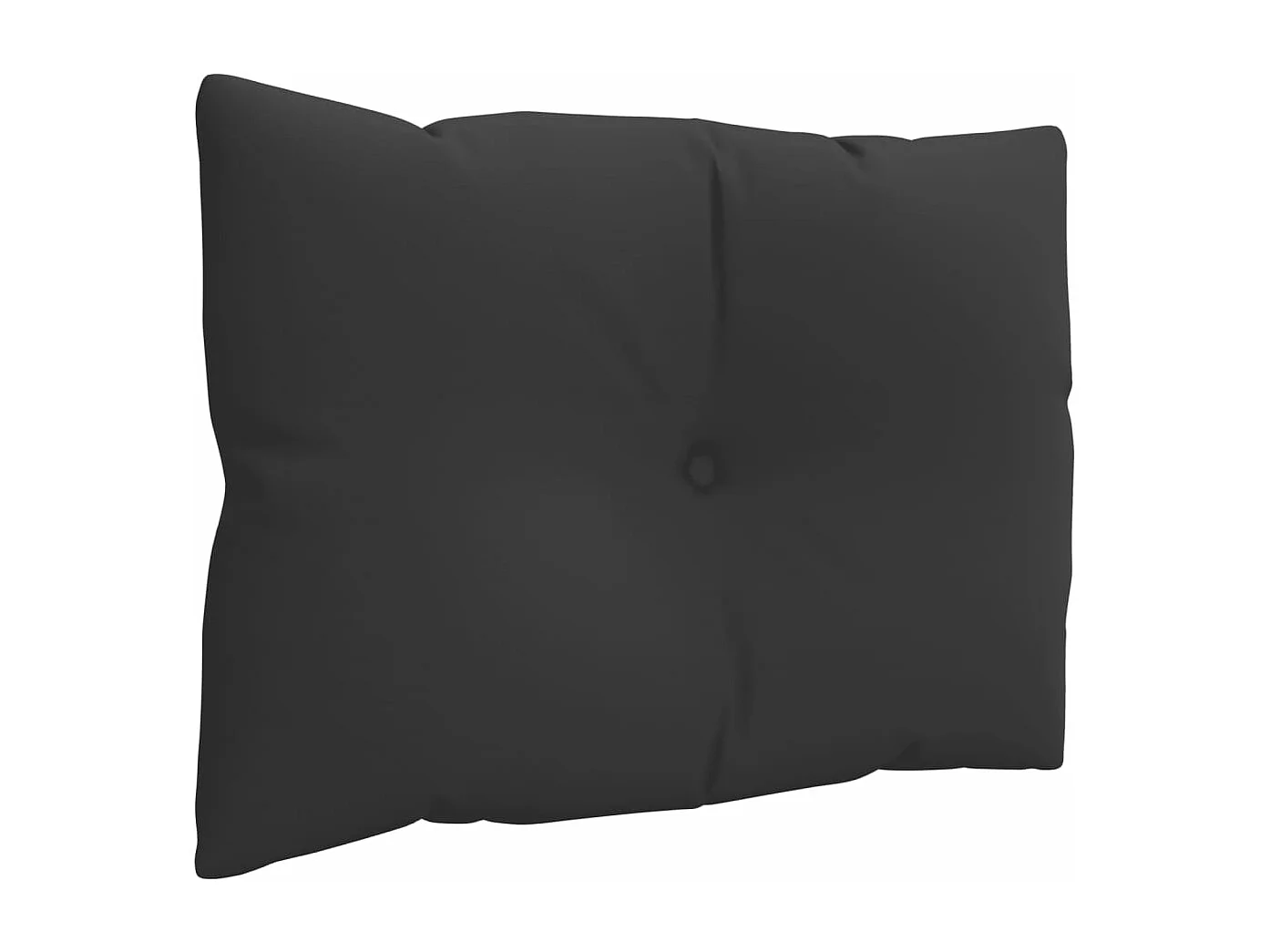Coussins de palette 3 pièces noir tissu