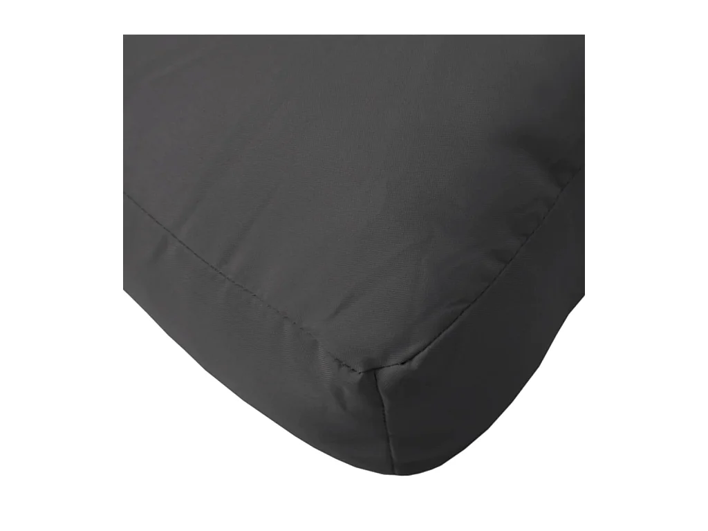 Coussins de palette 3 pièces noir tissu oxford