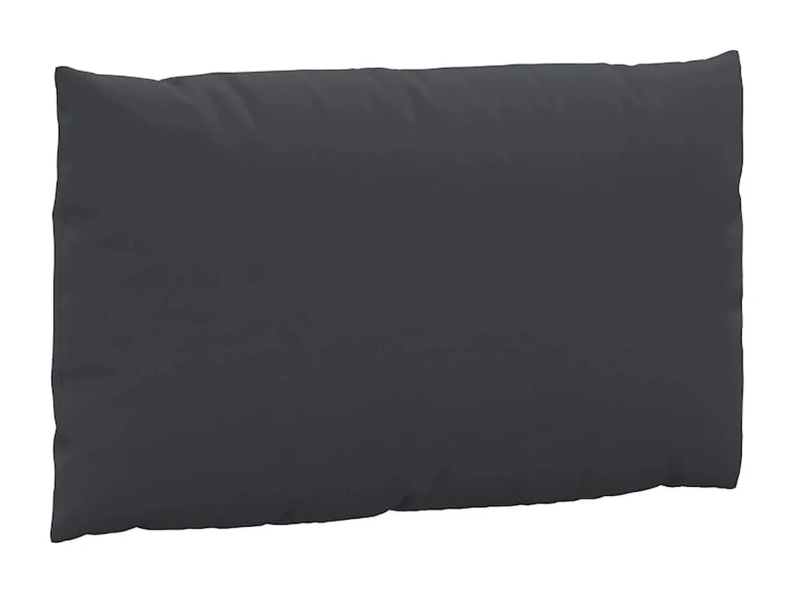 Coussins de palette 3 pièces noir tissu oxford
