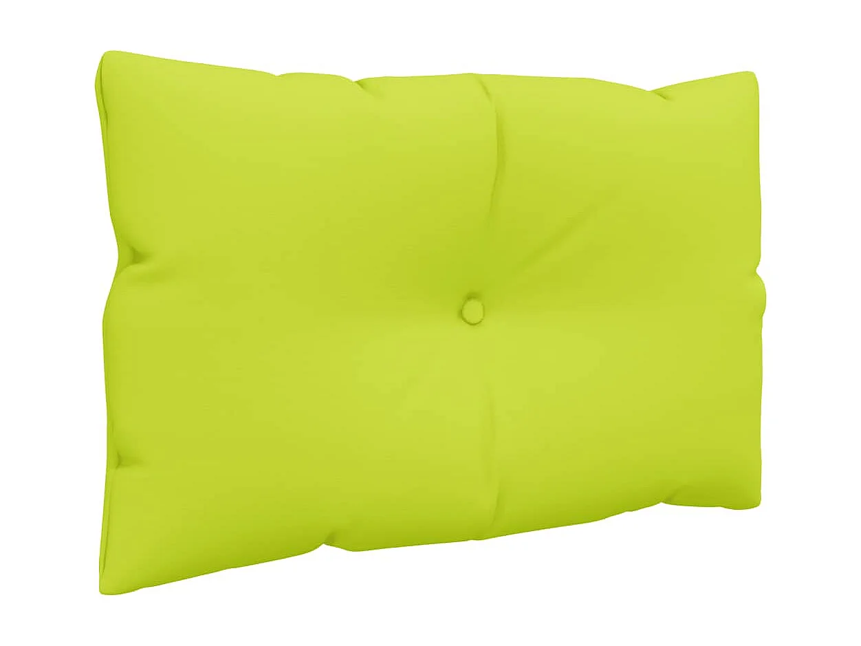 Coussins de palette lot de 3 vert vif tissu