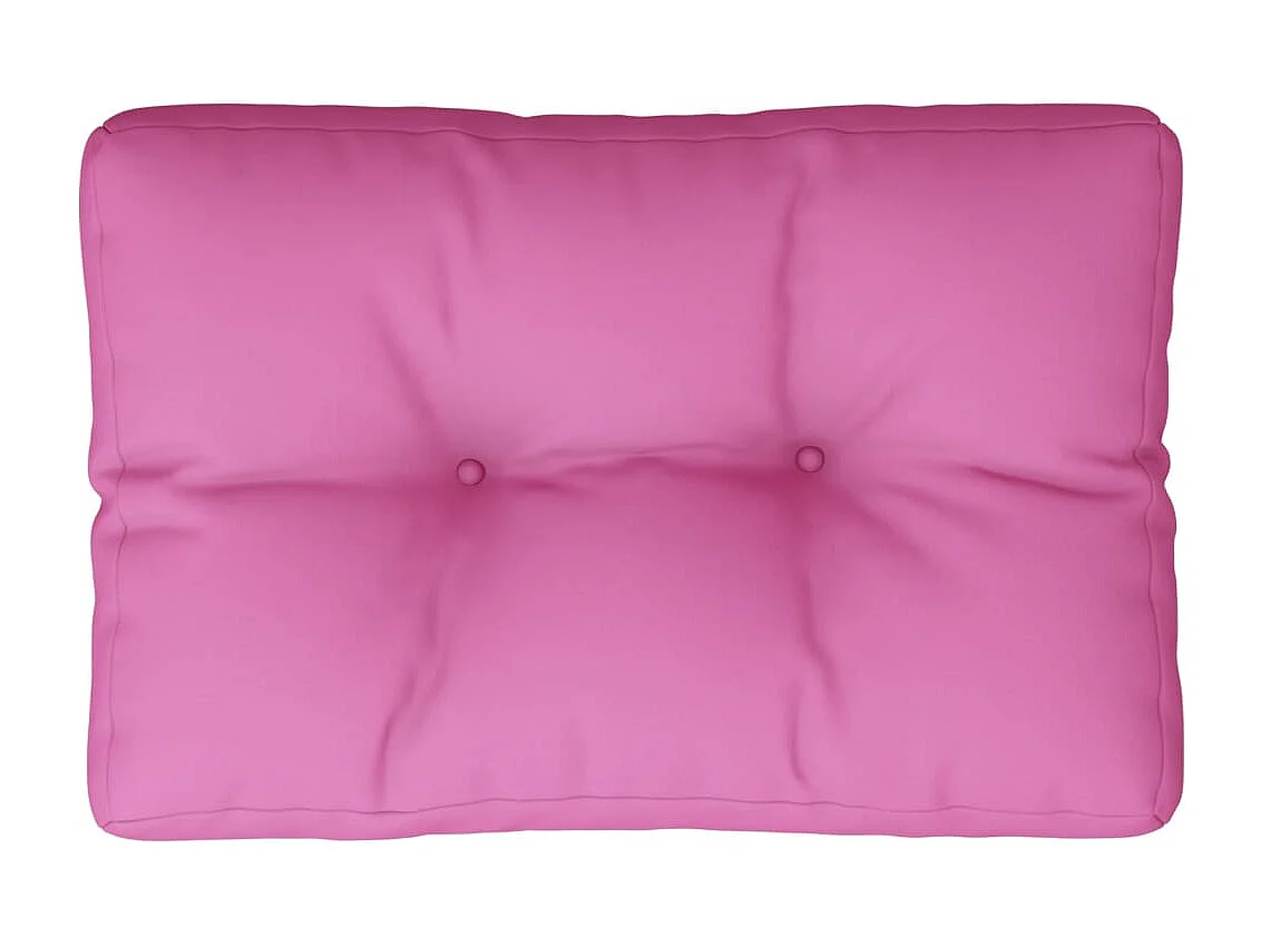 Coussin de palette Rose 50x40x12 cm tissu