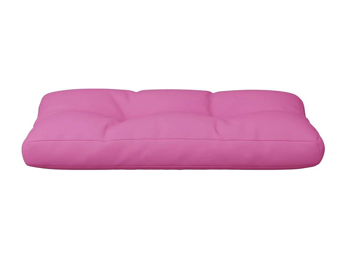 Coussin de palette rose 80x40x12 cm tissu