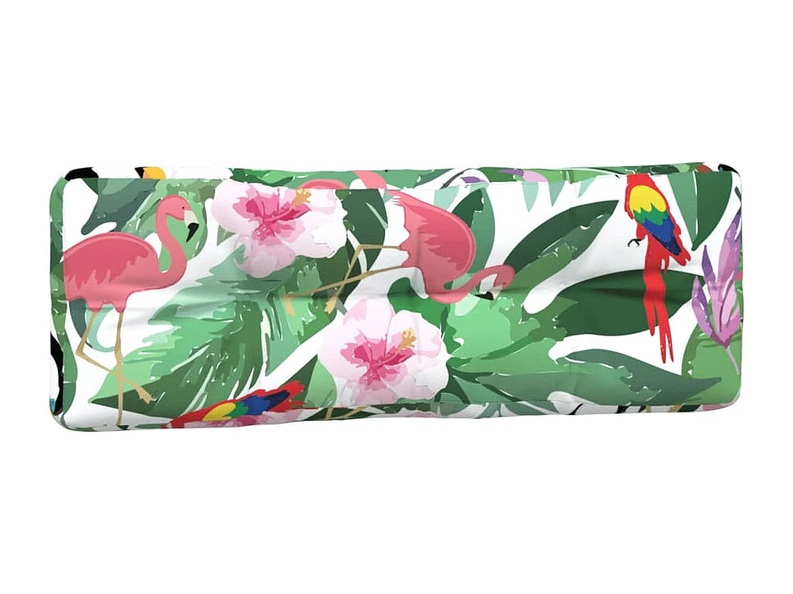 Almofadões para móveis de paletes 7 peças tecido multicolor