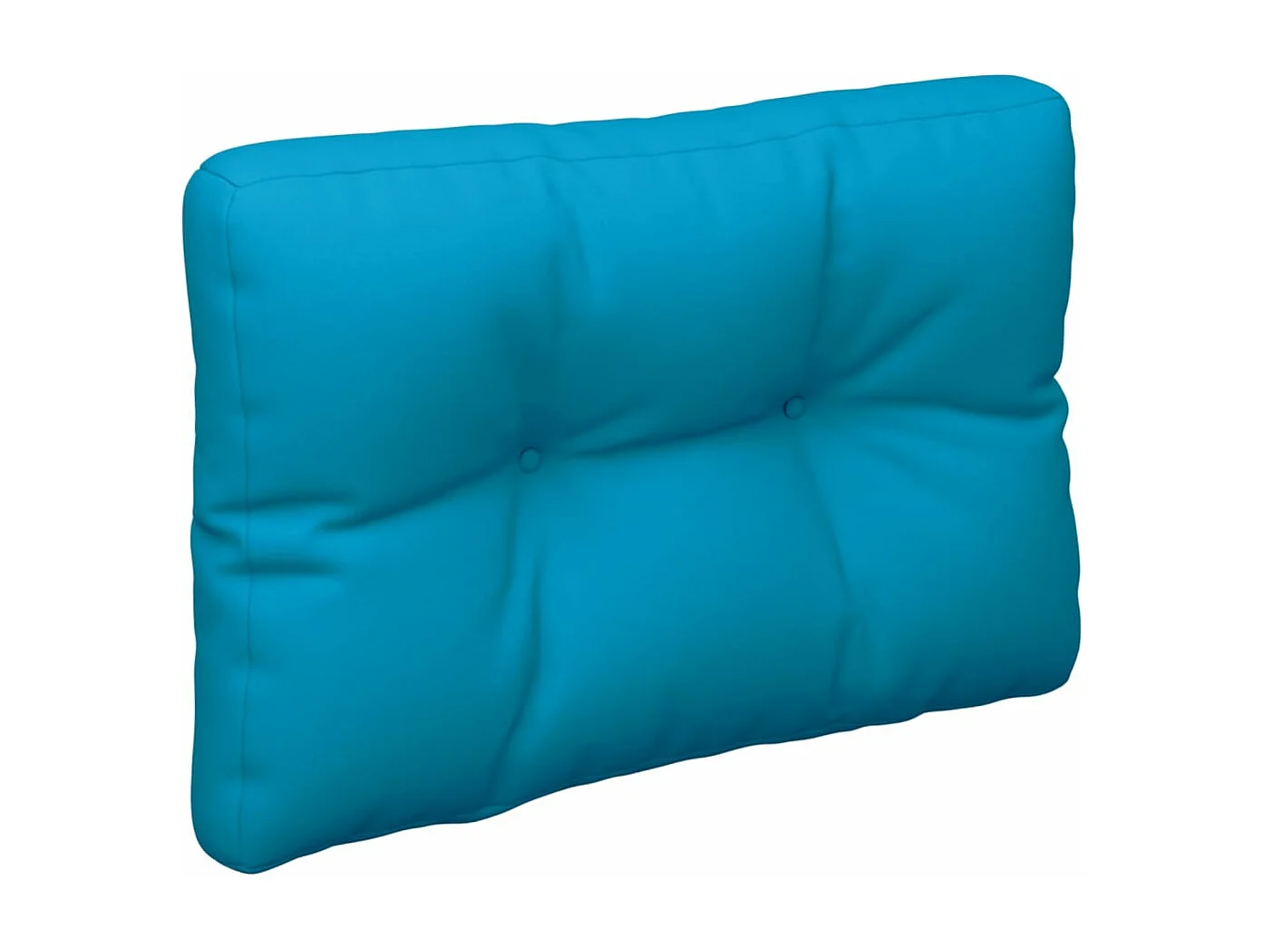 Coussin de palette bleu clair 50x40x12 cm tissu