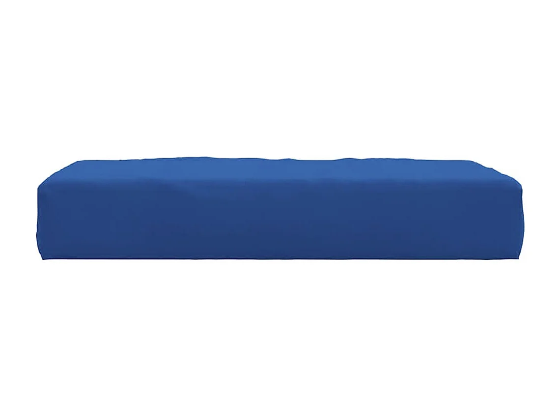 Coussin de palette bleu tissu oxford